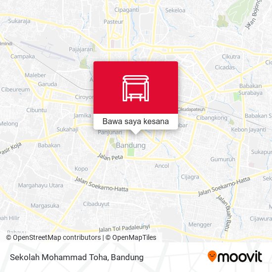 Peta Sekolah Mohammad Toha
