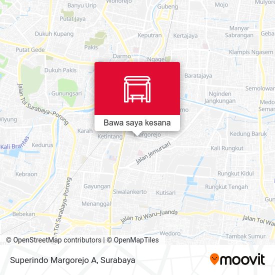 Peta Superindo Margorejo A