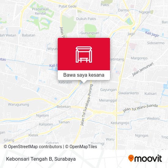 Peta Kebonsari Tengah B