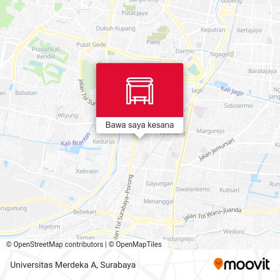 Peta Universitas Merdeka A