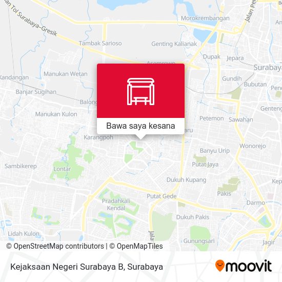 Peta Kejaksaan Negeri Surabaya B