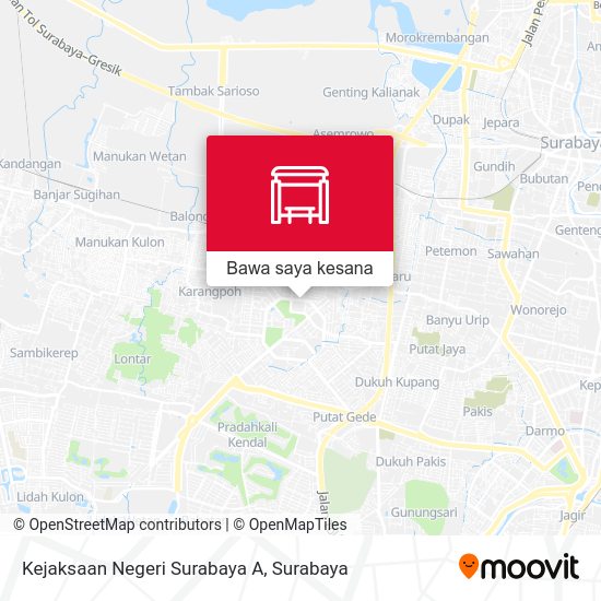 Peta Kejaksaan Negeri Surabaya A