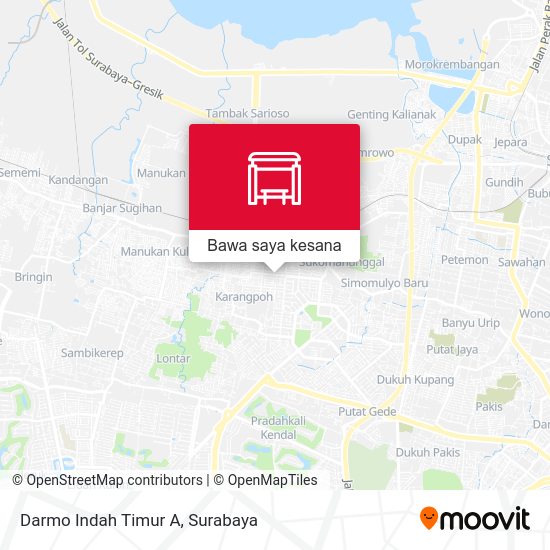 Peta Darmo Indah Timur A
