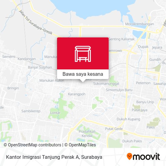 Peta Kantor Imigrasi Tanjung Perak A