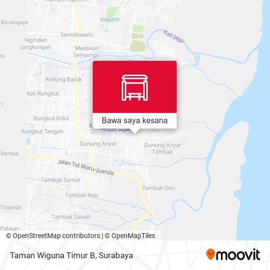Peta Taman Wiguna Timur B