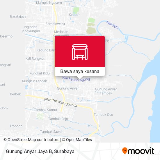 Peta Gunung Anyar Jaya B