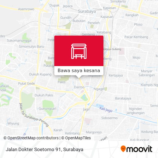 Peta Jalan Dokter Soetomo 91