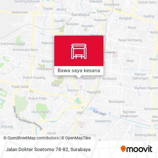 Peta Jalan Dokter Soetomo 78-82