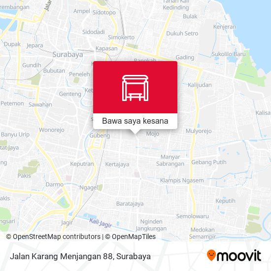 Peta Jalan Karang Menjangan 88