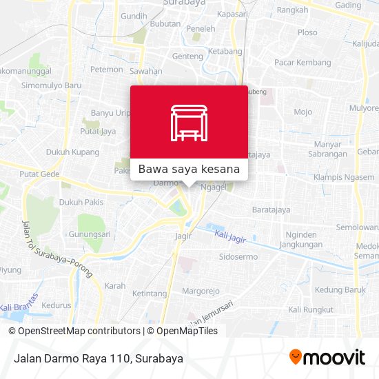 Peta Jalan Darmo Raya 110