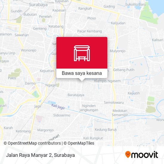 Peta Jalan Raya Manyar 2