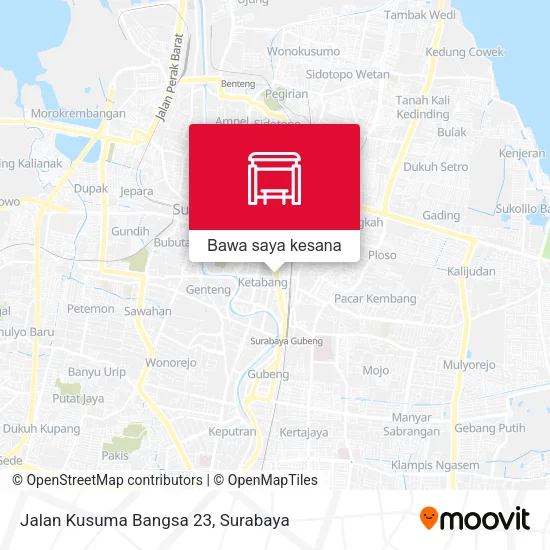 Peta Jalan Kusuma Bangsa 23