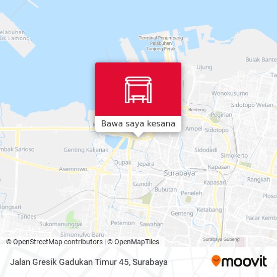 Peta Jalan Gresik Gadukan Timur 45