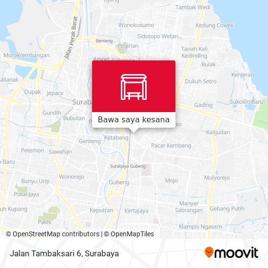 Peta Jalan Tambaksari 6