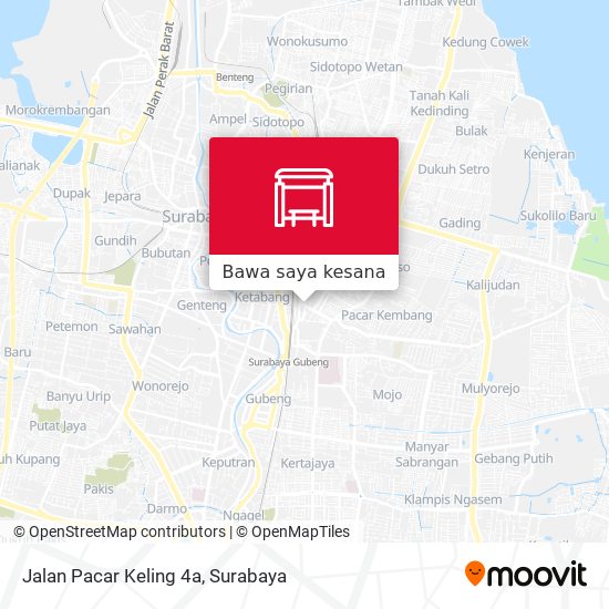 Peta Jalan Pacar Keling 4a