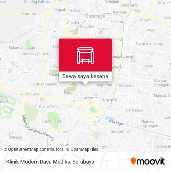 Peta Klinik Modern Dasa Medika