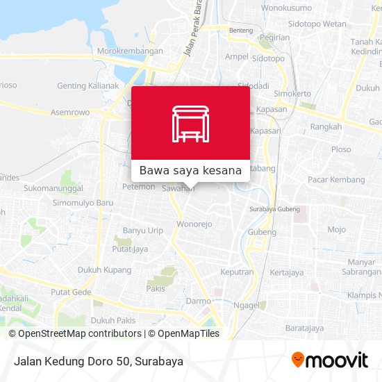 Peta Jalan Kedung Doro 50