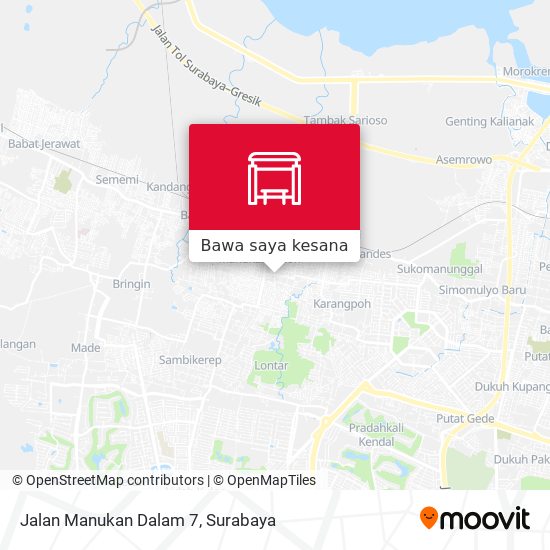 Peta Jalan Manukan Dalam 7