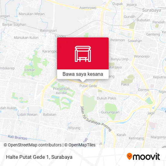 Peta Halte Putat Gede 1