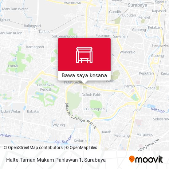 Peta Halte Taman Makam Pahlawan 1