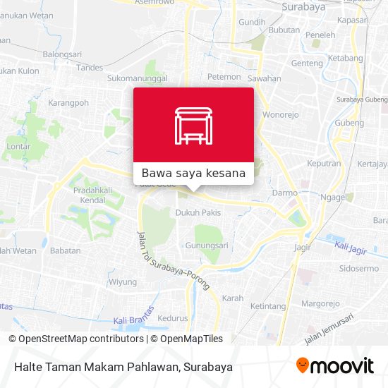 Peta Halte Taman Makam Pahlawan