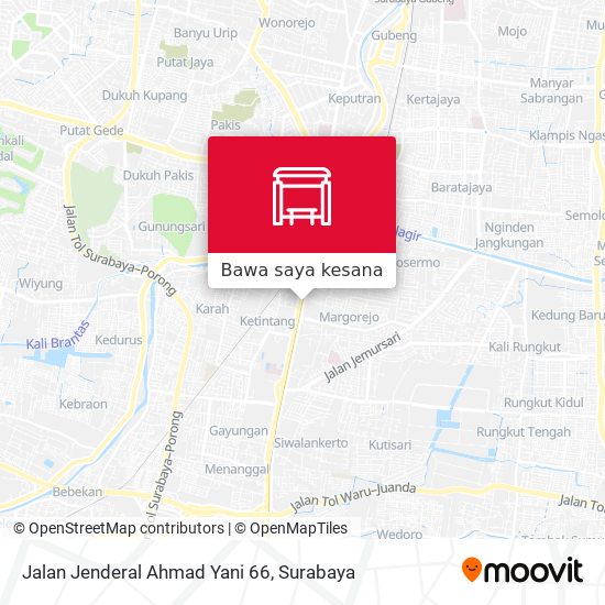 Peta Jalan Jenderal Ahmad Yani 66
