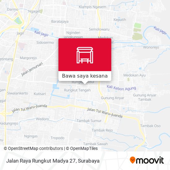 Peta Jalan Raya Rungkut Madya 27