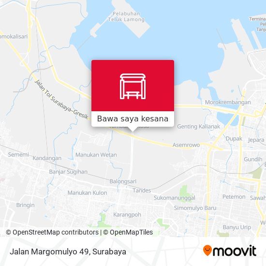 Peta Jalan Margomulyo 49