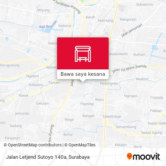 Peta Jalan Letjend Sutoyo 140a