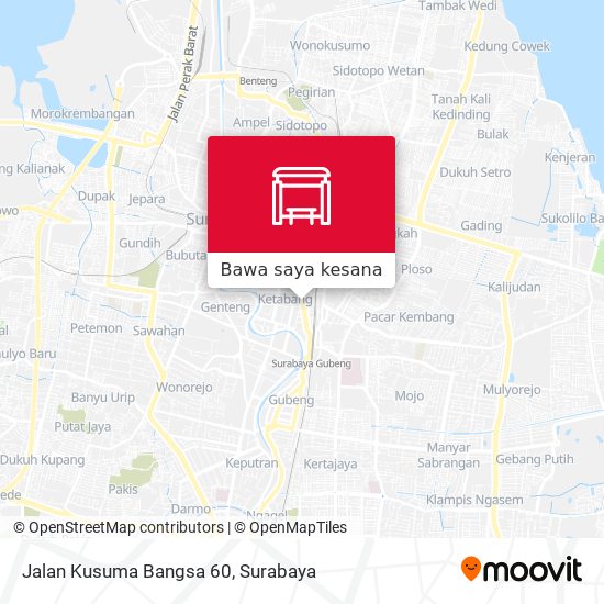 Peta Jalan Kusuma Bangsa 60