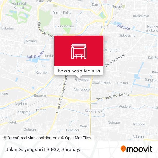 Peta Jalan Gayungsari I 30-32