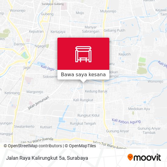 Peta Jalan Raya Kalirungkut 5a