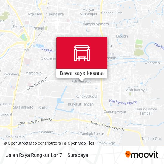 Peta Jalan Raya Rungkut Lor 71