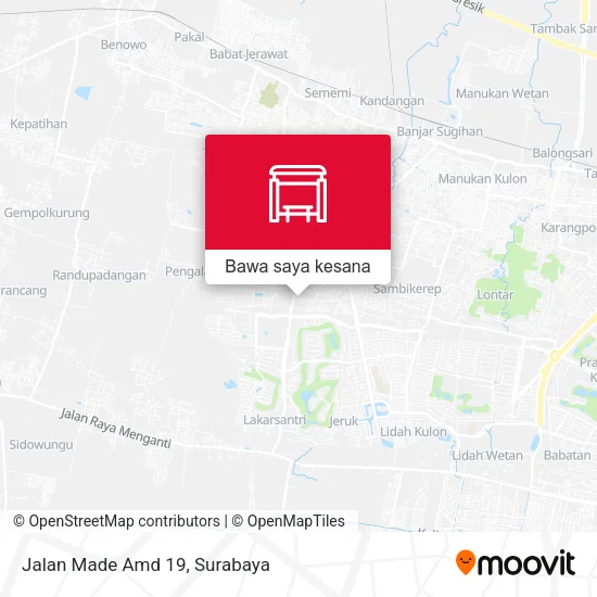Peta Jalan Made Amd 19