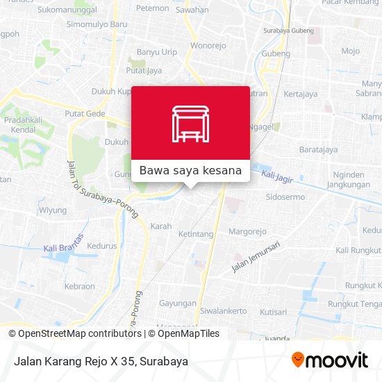 Peta Jalan Karang Rejo X 35