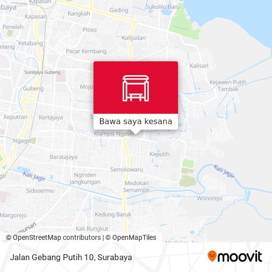 Peta Jalan Gebang Putih 10