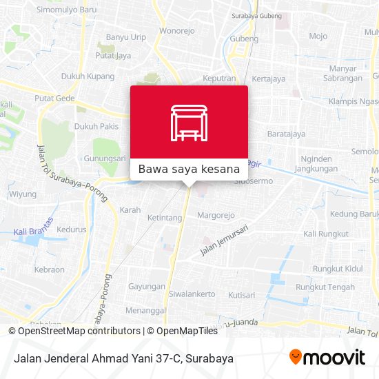 Peta Jalan Jenderal Ahmad Yani 37-C