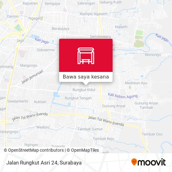 Peta Jalan Rungkut Asri 24