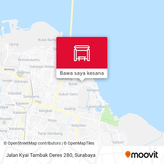 Peta Jalan Kyai Tambak Deres 280