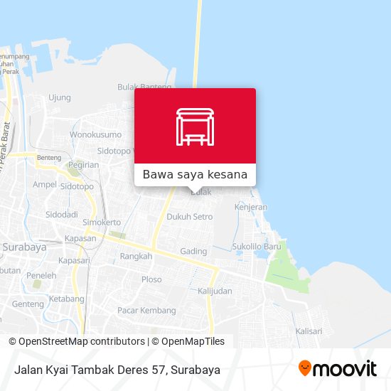 Peta Jalan Kyai Tambak Deres 57