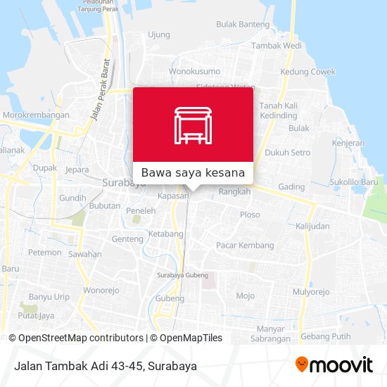 Peta Jalan Tambak Adi 43-45