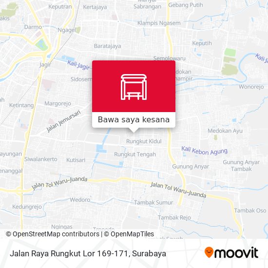 Peta Jalan Raya Rungkut Lor 169-171