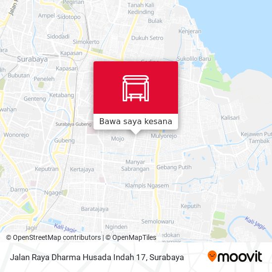 Peta Jalan Raya Dharma Husada Indah 17