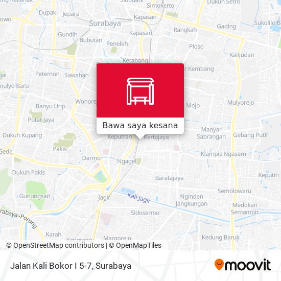 Peta Jalan Kali Bokor I 5-7