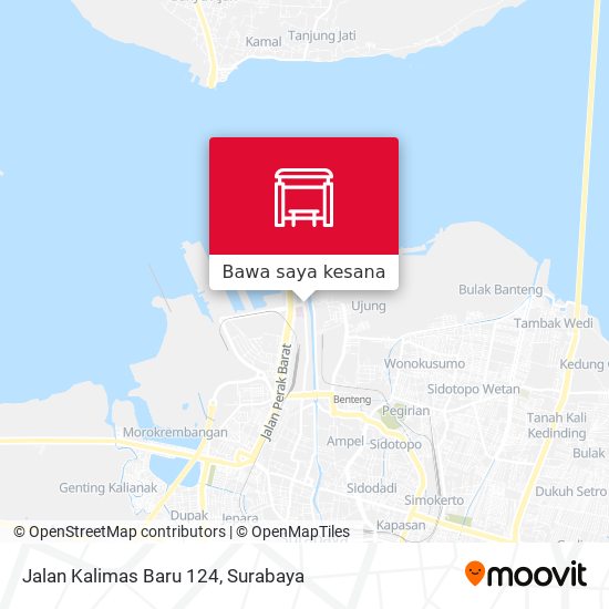 Peta Jalan Kalimas Baru 124