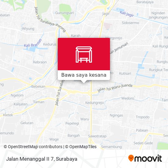 Peta Jalan Menanggal II 7
