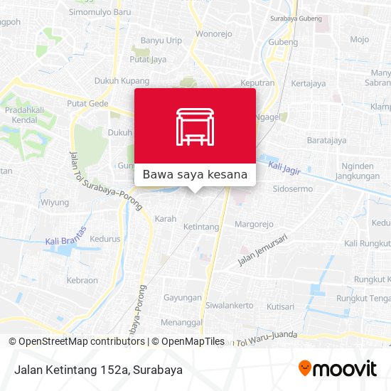 Peta Jalan Ketintang 152a