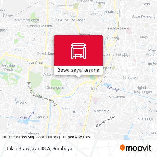 Peta Jalan Brawijaya 38 A