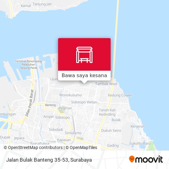 Peta Jalan Bulak Banteng 35-53