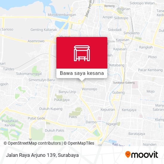 Peta Jalan Raya Arjuno 139